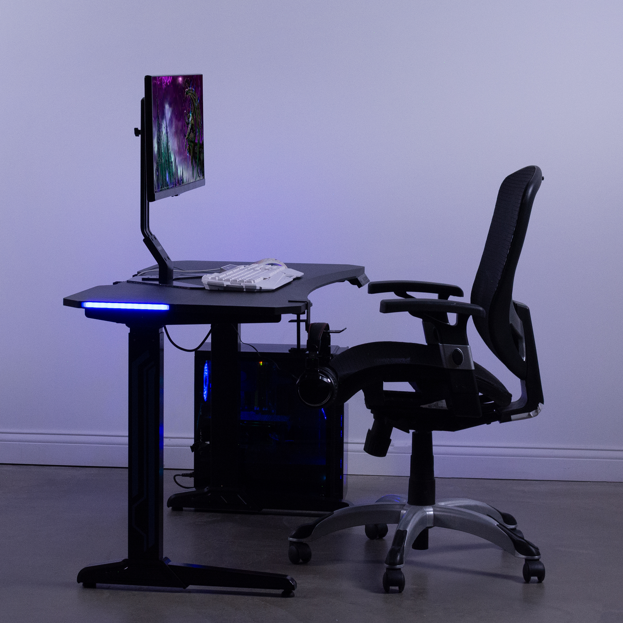  Best Gaming Desk Adjustable Height with Wall Mounted Monitor