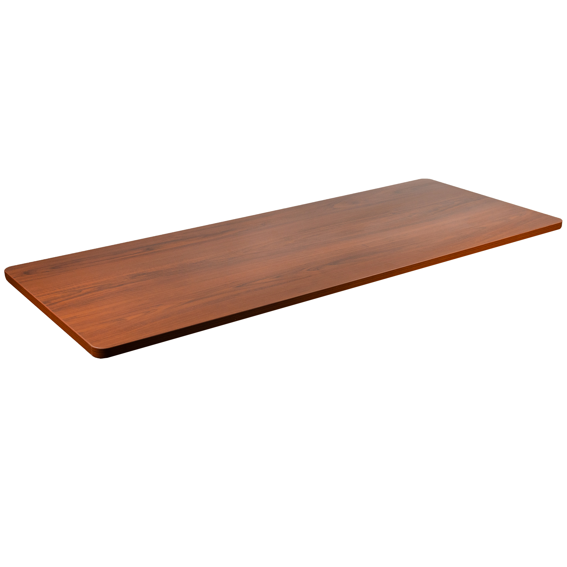 Used Vivo Dark Walnut 60 X 24 Inch Universal Table Top For Sit Stand Desk Frames Ebay