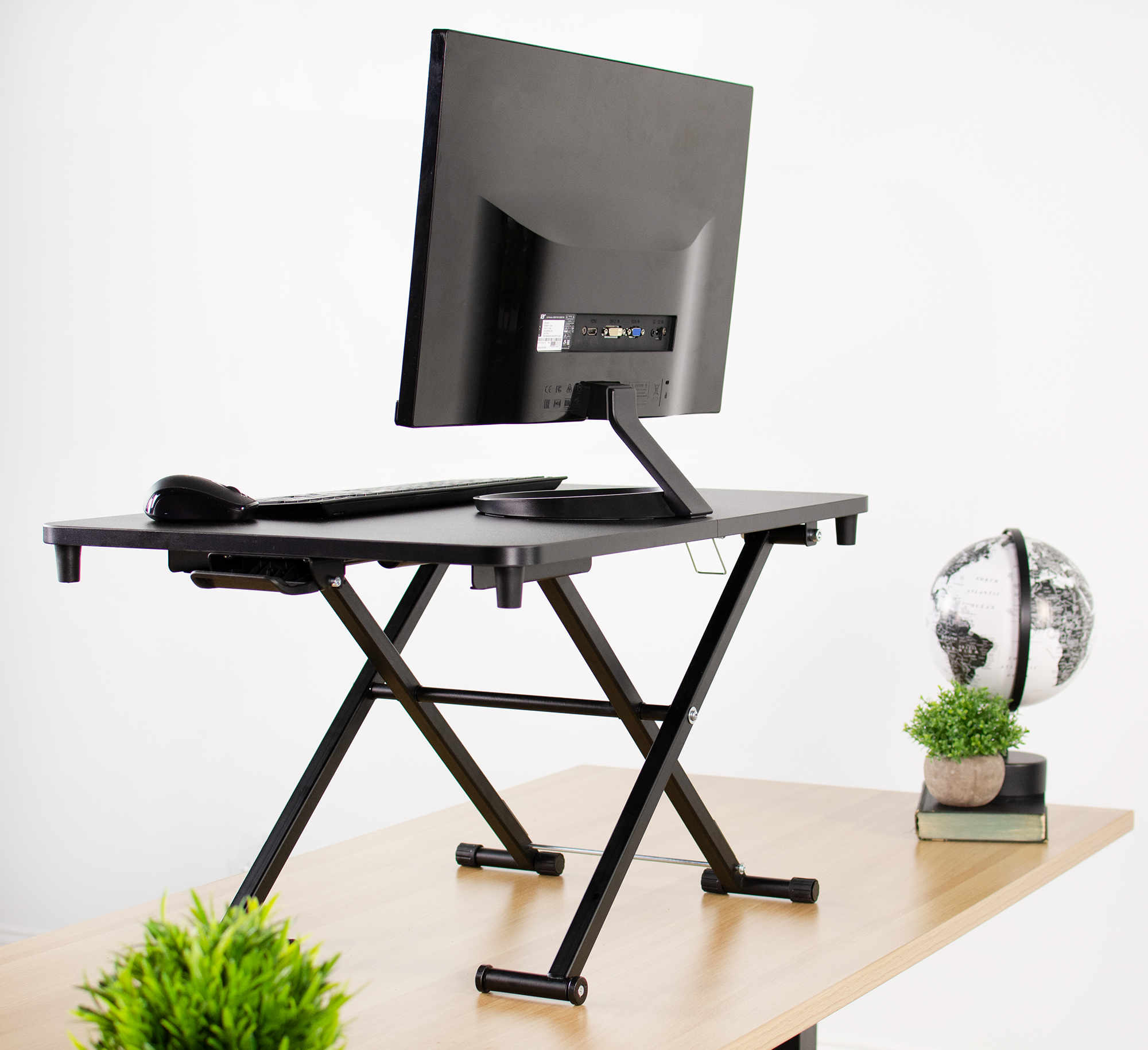 Vivo Small Step Less Height Adjustable Standing 28 Desk Sit Stand