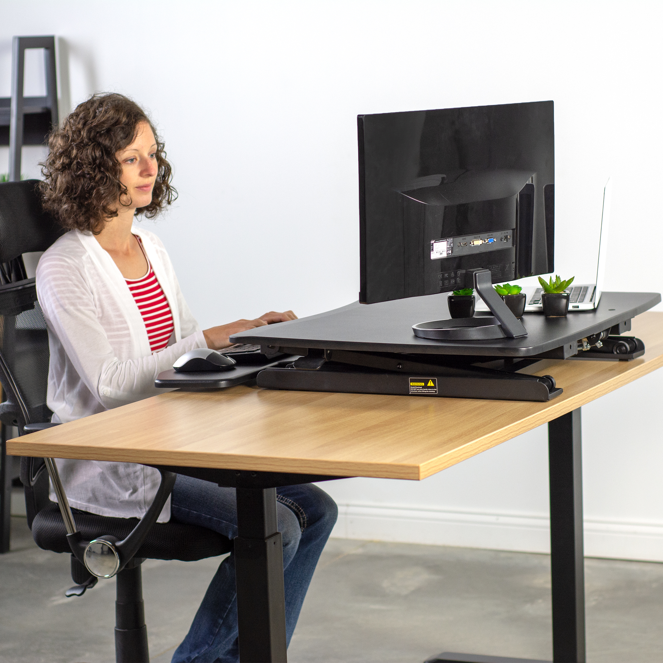 tabletop adjustable standing desk converter