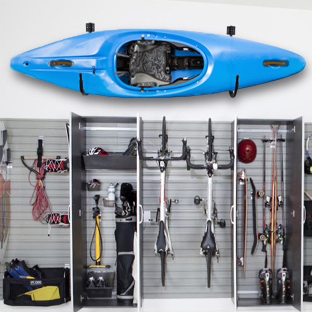 VIVO Steel One-Piece Design Kayak Wall Mount Cradle Holder Set | Holds 200 lbs 818538024425 | eBay Heavy Duty Canoe Hoist - 200 Lbs Capacity
