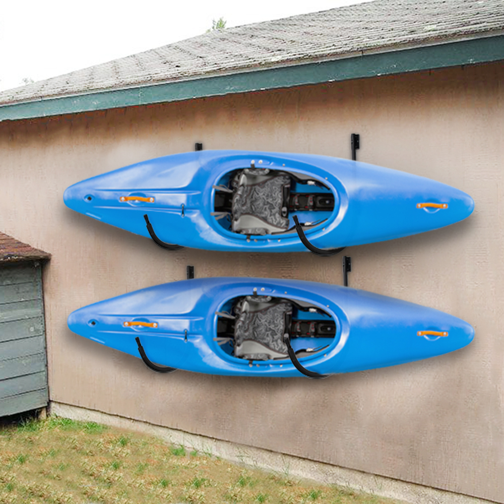 VIVO Steel One-Piece Design Kayak Wall Mount Cradle Holder Set | Holds 200 lbs 818538024425 | eBay Heavy Duty Canoe Hoist - 200 Lbs Capacity