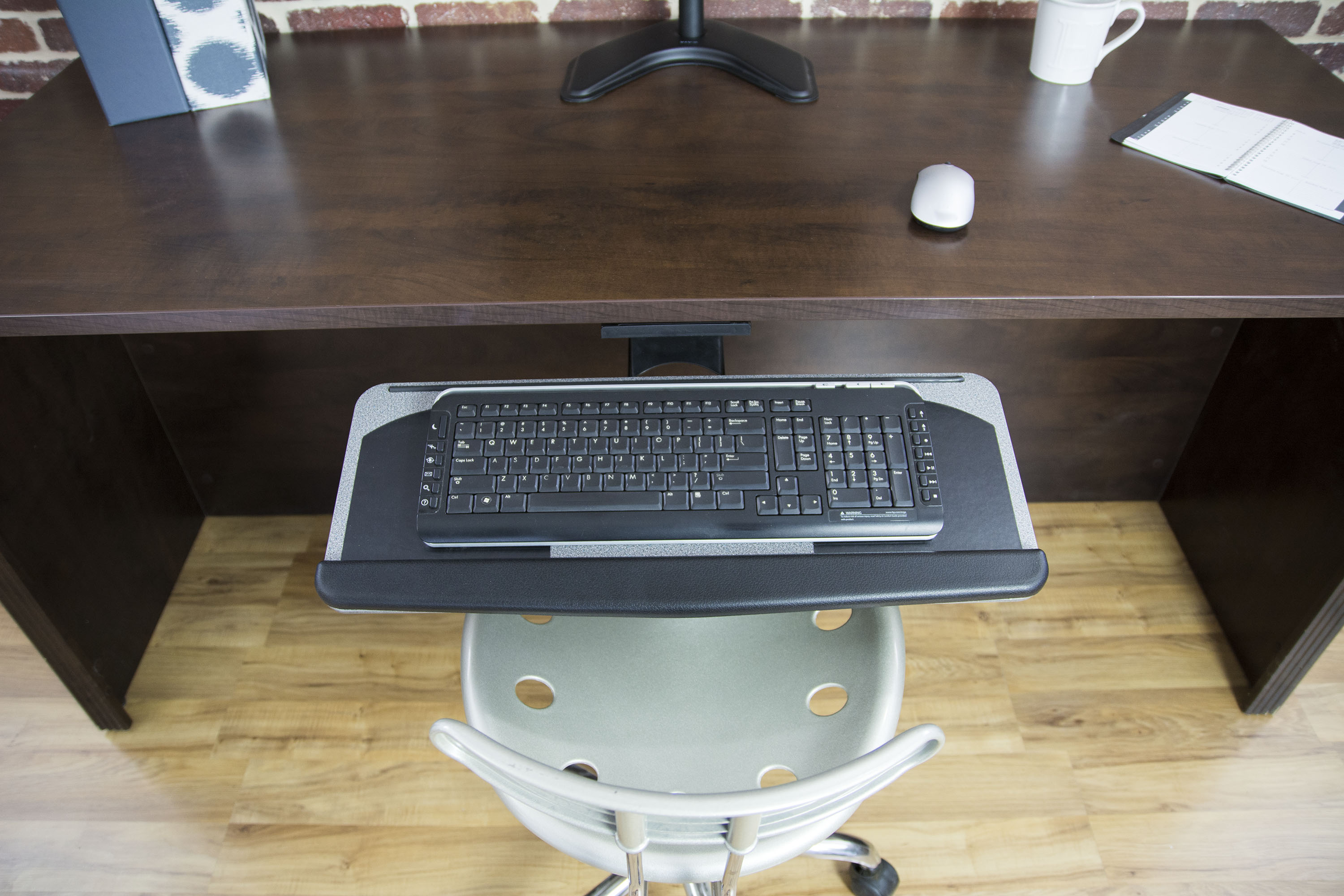 Used Vivo Adjustable Computer Keyboard Mouse Platform Tray Under