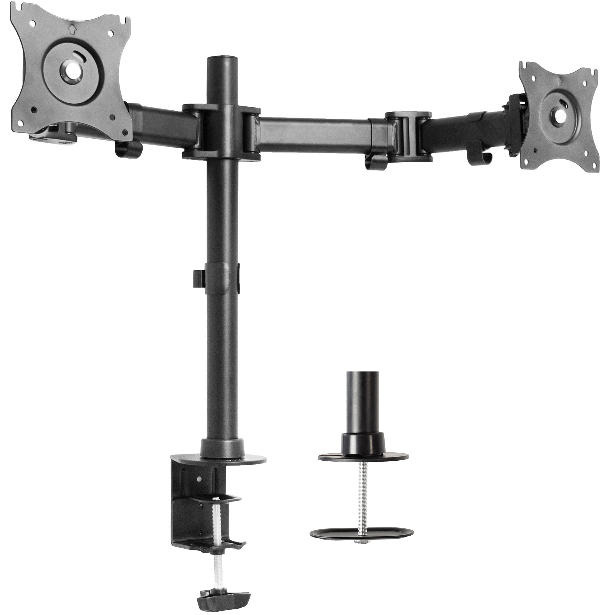 Vivo Dual Monitor Arms Fully Adjustable Desk Mount Stand Fits 2