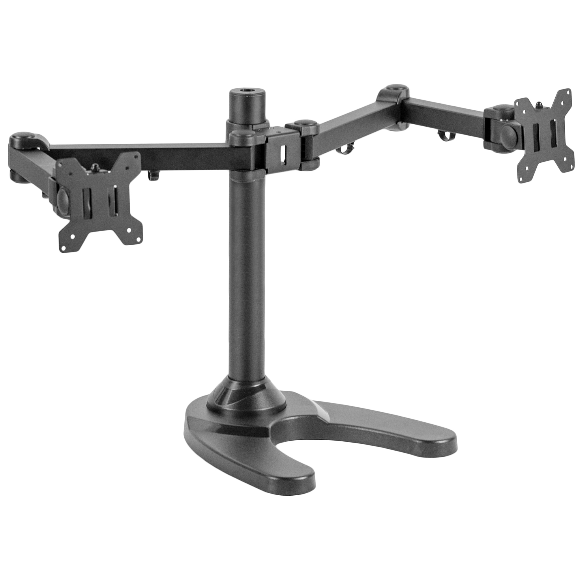 VIVO Freestanding Dual Computer Monitor Stand for Two Ultra Wide