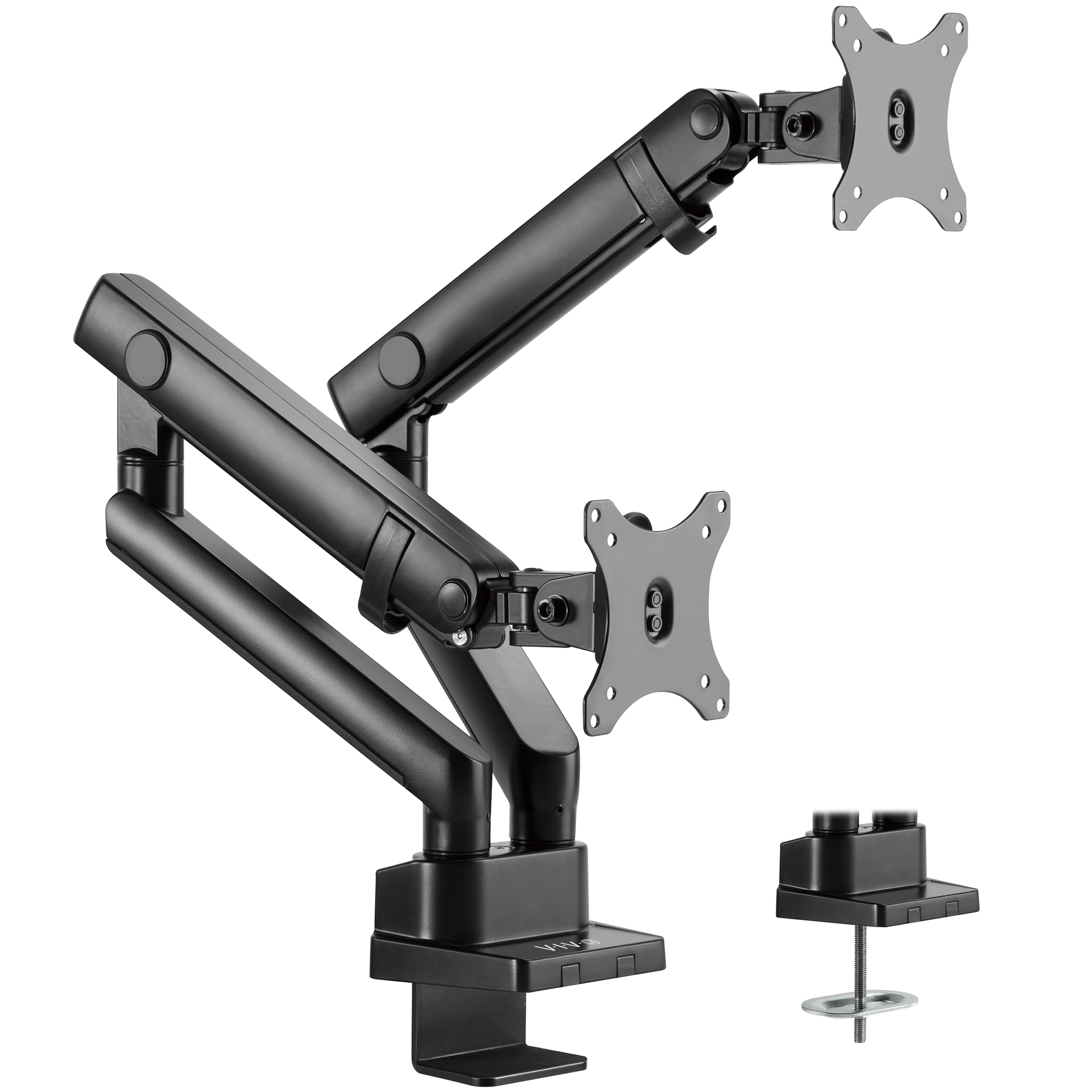 Vivo Premium Aluminum Full Motion Dual Monitor Lift Engine Arm